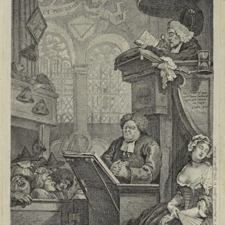 William Hogarth: The Sleeping Congregation, 1762