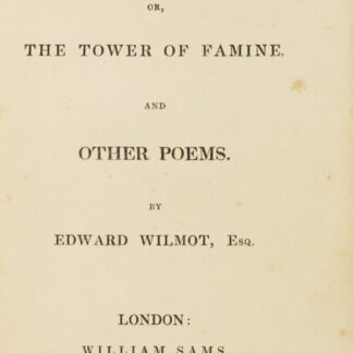 Edward Wilmot: Ugolino … And Other Poems, 1828