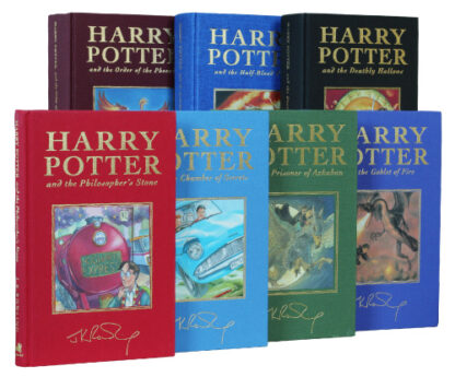 J.K. Rowling: Harry Potter - the complete, 7-volume set of the children's deluxe edition, 1999-2007