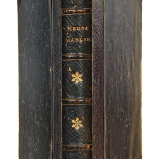 Henrik Ibsen: Hedda Gabler. Skuespil i fire akter, 1890 - first ed. bar an edition of 12 copies