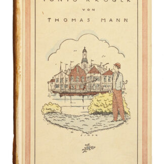 Thomas Mann: Tonio Kröger, 1923 - first separate edition, inscribed