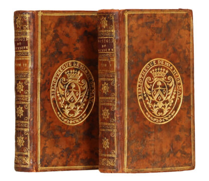 Antonio Solís y Ribadeneyra: Histoire de la conqueste du Mexique..., 1714 - contemporary French armorial binding