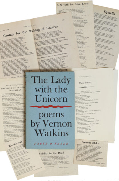 Vernon Watkins: The Lady with the Unicorn, 1948 - first edition