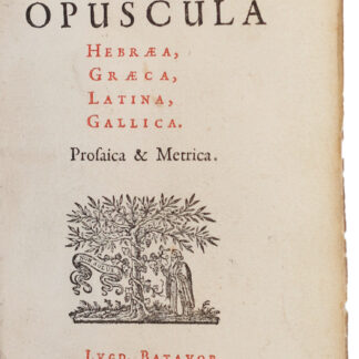 Anna Maria van Schurman: Opuscula, 1648