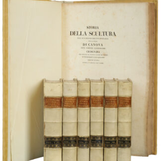 Conte Francesco Leopoldo Cicognara: Storia della scultura... 1823-1825 - definitive, revised and enlarged ed.